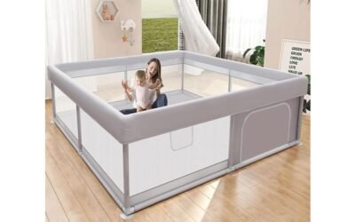spacious and safe playpen