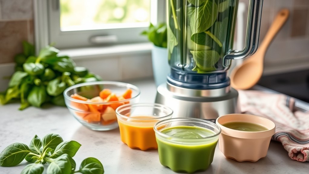spinach baby food preparation