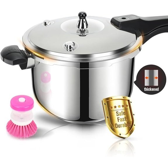 Peterboo 4 Quart Stainless Steel Pressure Cooker