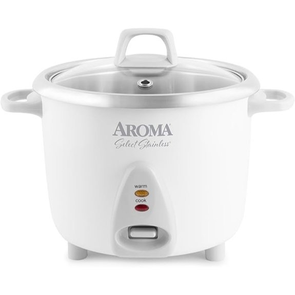 Aroma Housewares Stainless Rice Cooker & Warmer
