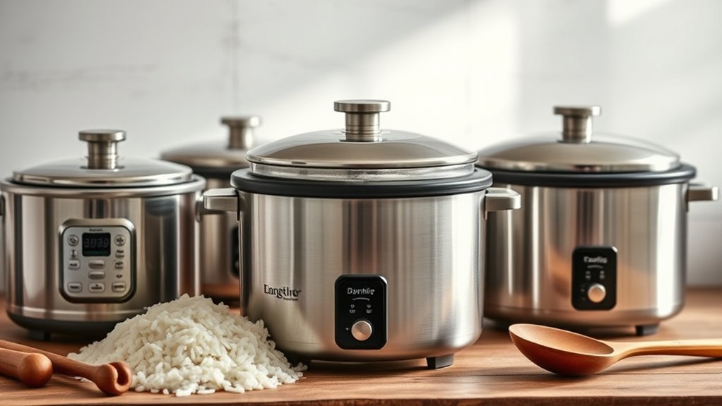 stainless steel rice cookers