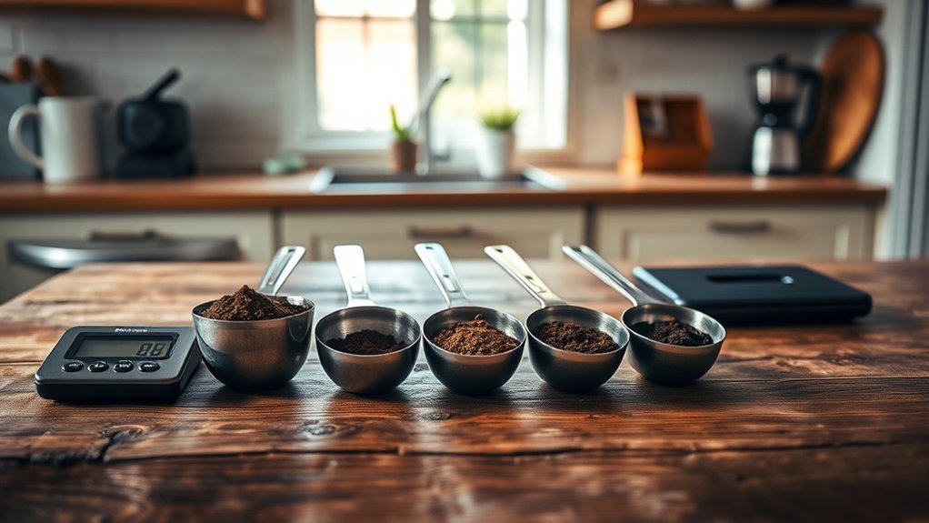 standard coffee scoop size