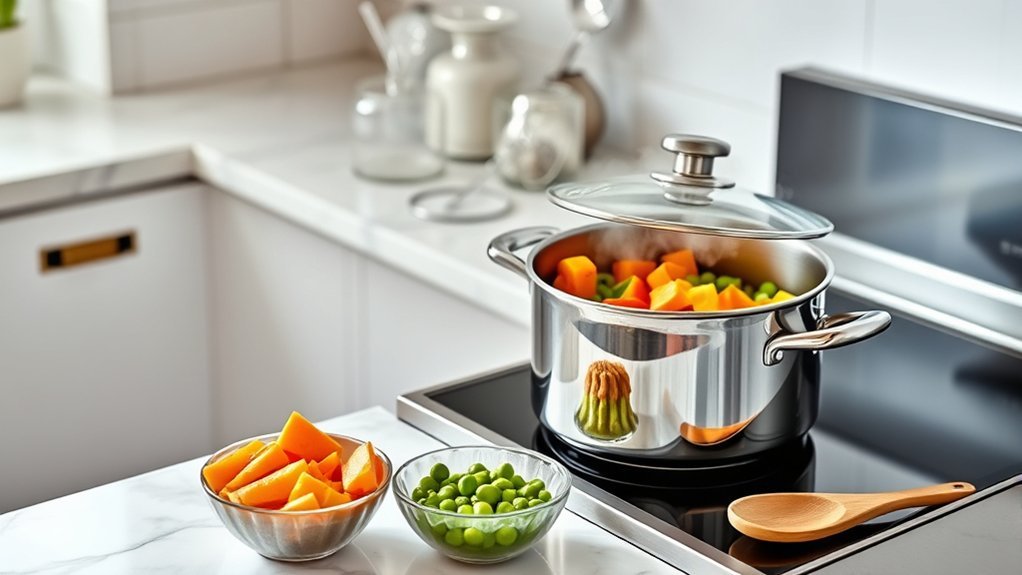 steaming vegetables for babies