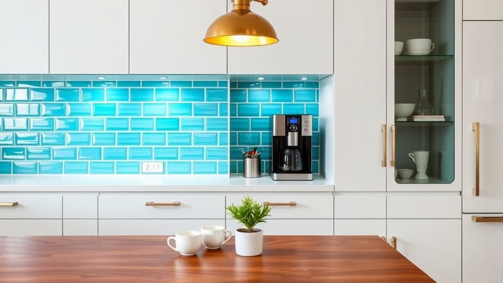 stylish and functional coffee station