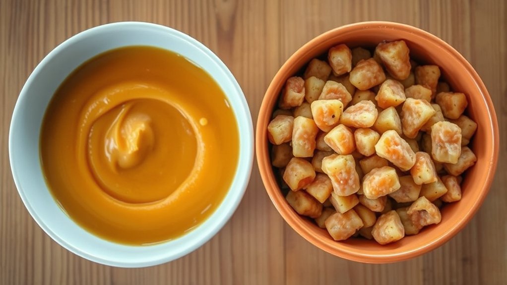 texture transition in baby food