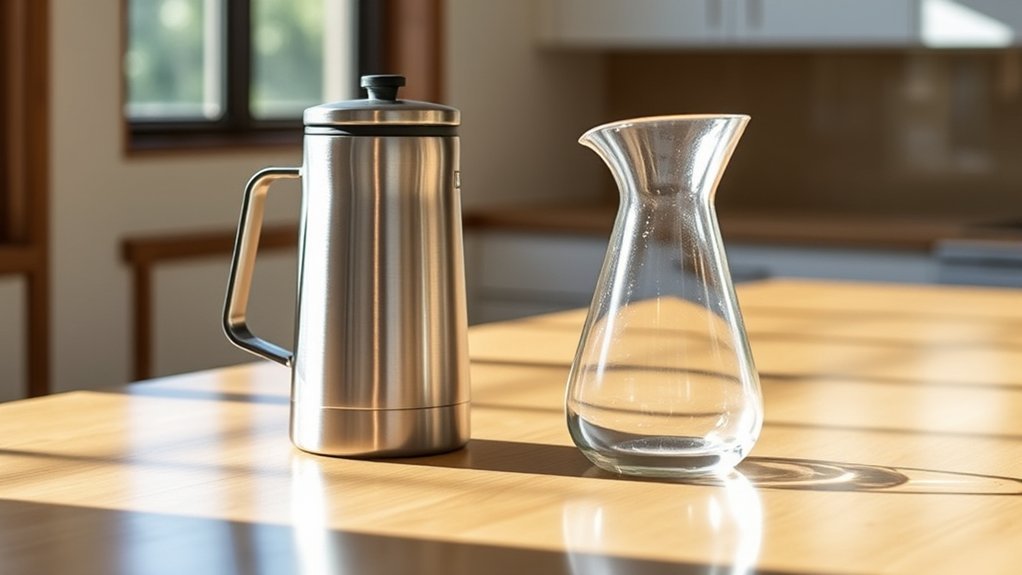 thermal carafe handling considerations