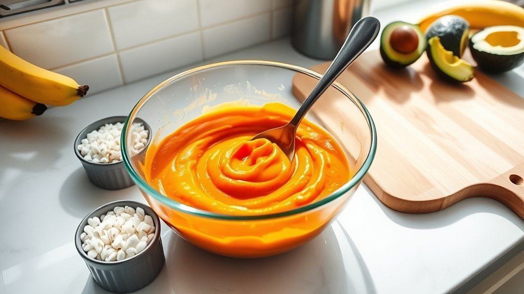 thickening baby food puree