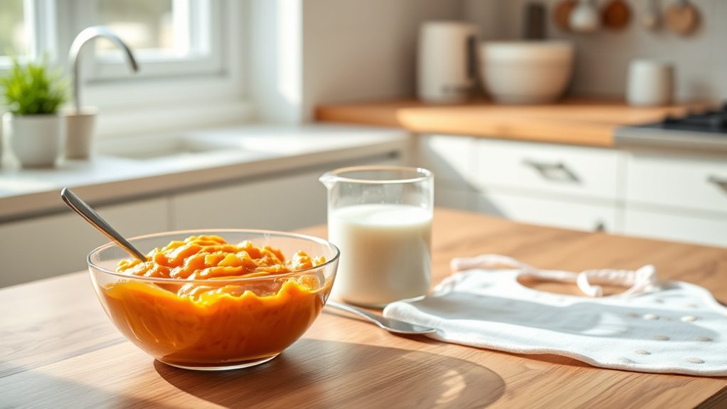 thinning baby food techniques