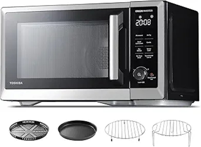 TOSHIBA Countertop Microwave Oven Air Fryer Combo