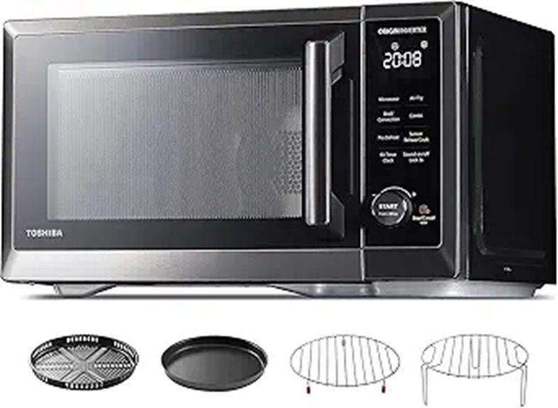 TOSHIBA Countertop Microwave Oven Air Fryer Combo