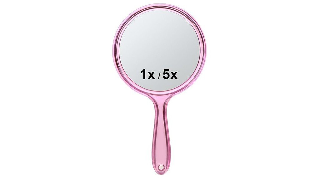travel friendly handheld mirror