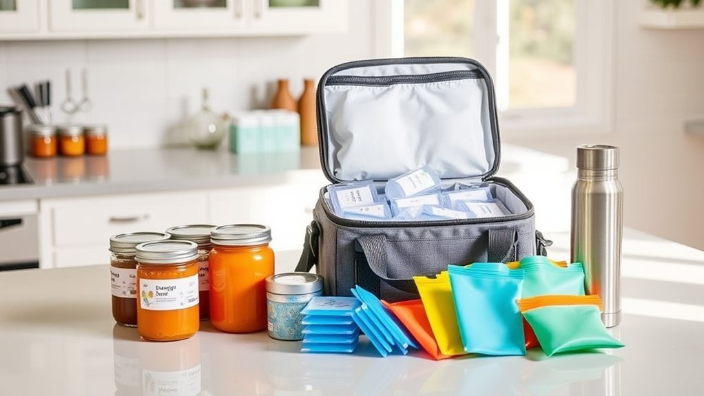 traveling with chilled baby food