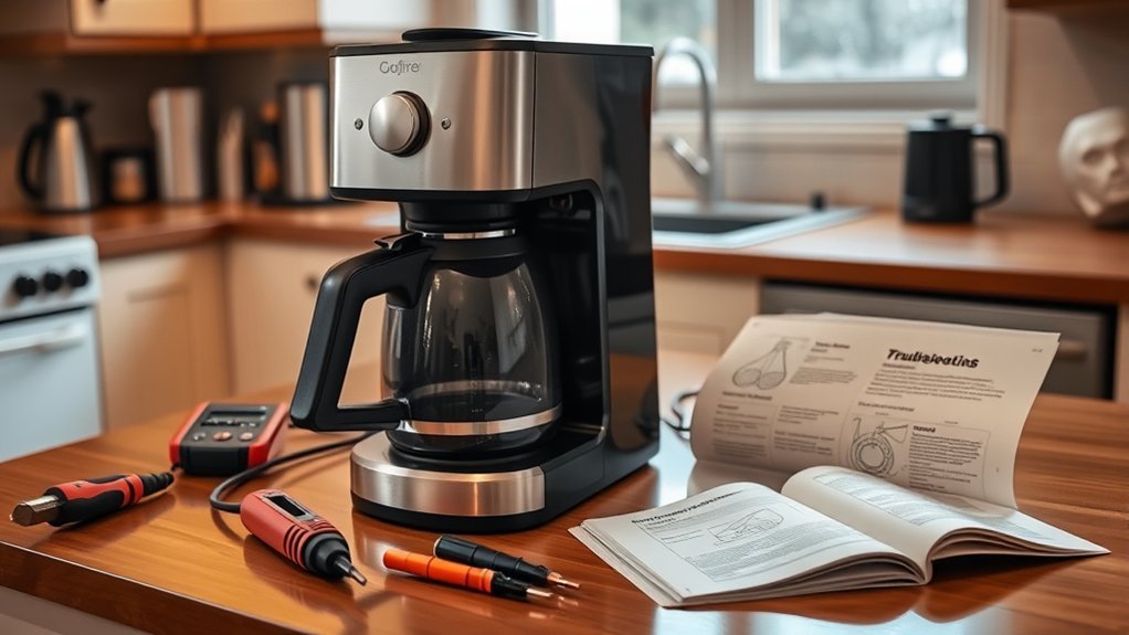 troubleshooting coffee maker issues