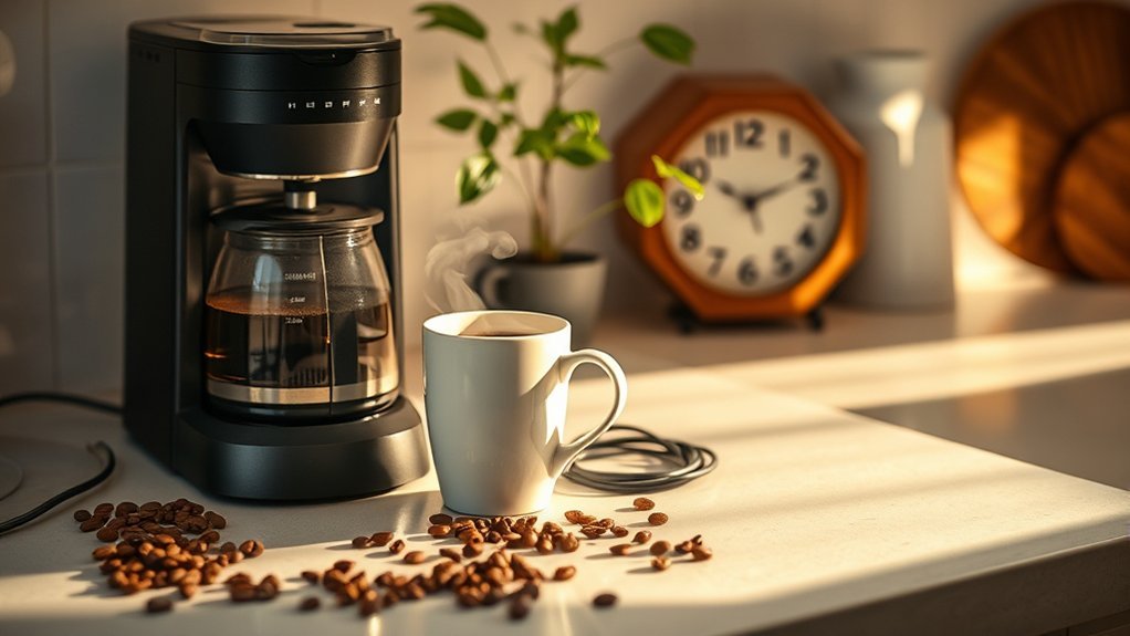 unplug coffee maker regularly