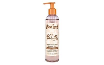 vanilla moisturizing shave oil
