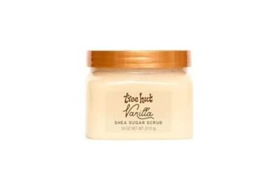 vanilla scented exfoliating body scrub