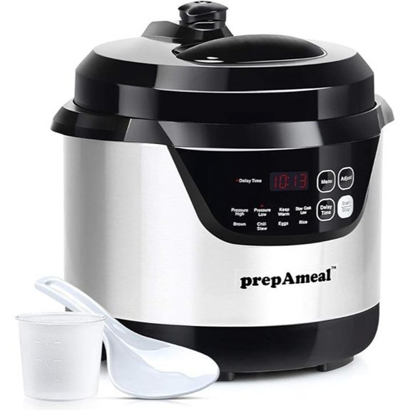 prepAmeal 3 Quart 8-in-1 Pressure Cooker