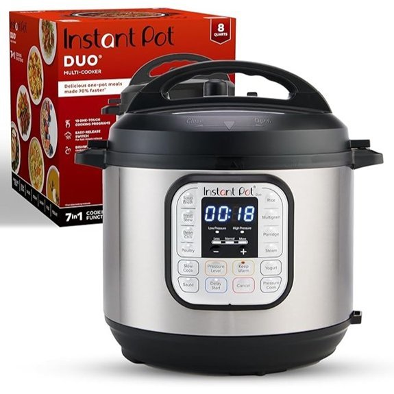 Instant Pot Duo 7-in-1 Electric Pressure Cooker (8 Quart)