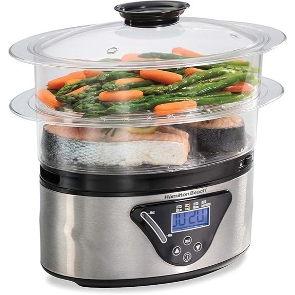 Hamilton Beach Digital Electric Food Steamer & Rice Cooker