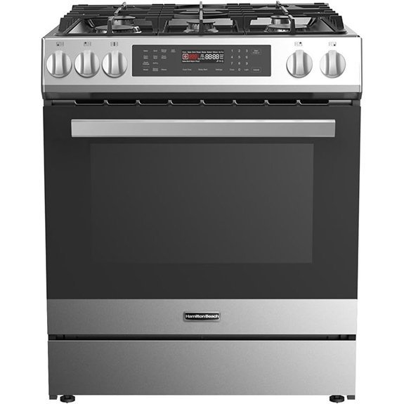 Hamilton Beach Dual Fuel Gas Range and Electric Oven