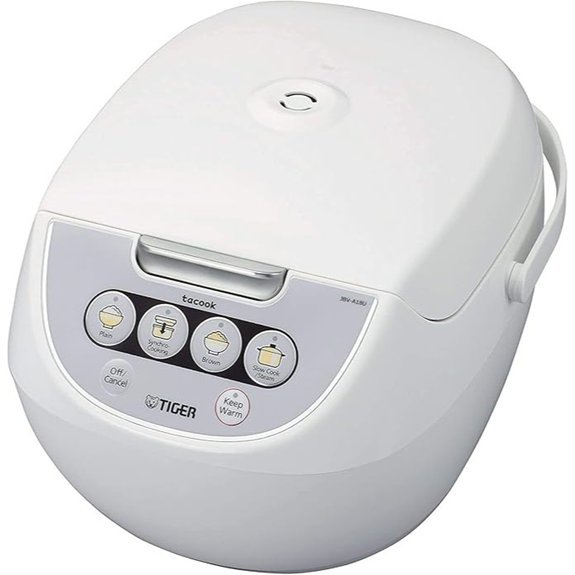 Tiger Micom Rice Cooker with Food Steamer & Slow Cooker