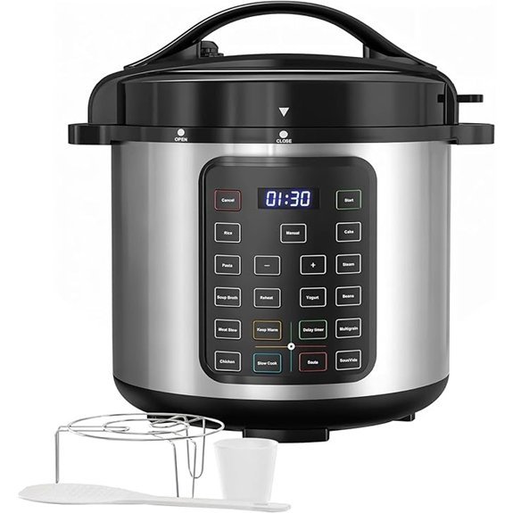 Simple Deluxe 16-in-1 Electric Pressure Cooker (8QT)