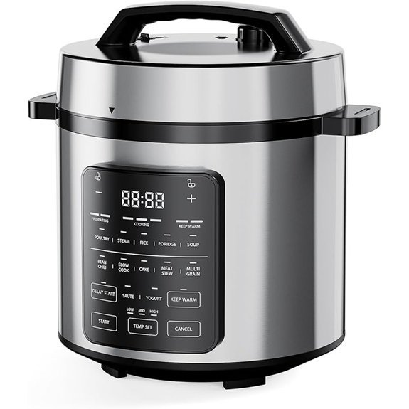 DUMOS 12-in-1 Electric Pressure Cooker 6 QT