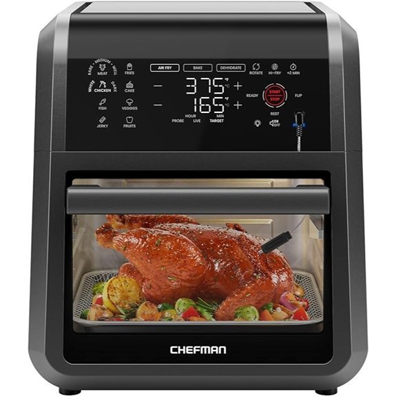 CHEFMAN 12 Quart 5-in-1 Air Fryer with Thermometer