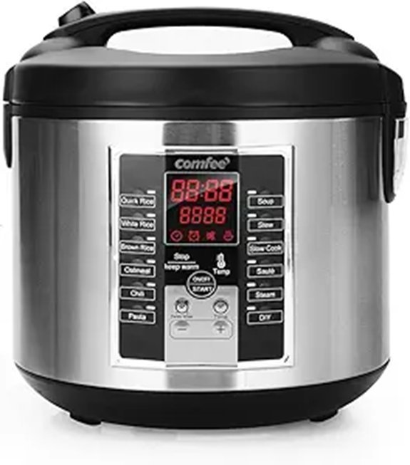 COMFEE Multi Cooker with 12 Cooking Programs (5.2Qt)