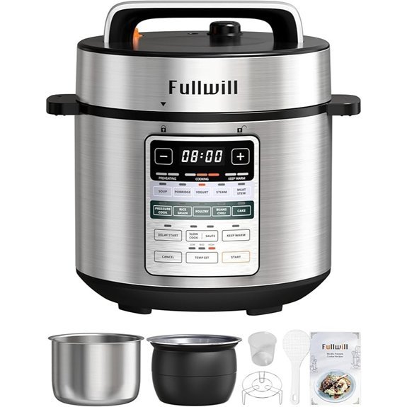 Fullwill Dual-Pot Electric Pressure Cooker 12-in-1