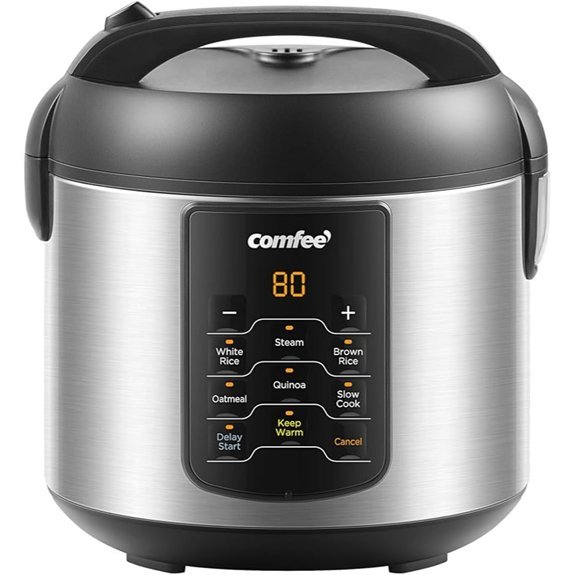 COMFEE Compact Rice Cooker 6-in-1 Multi Cooker
