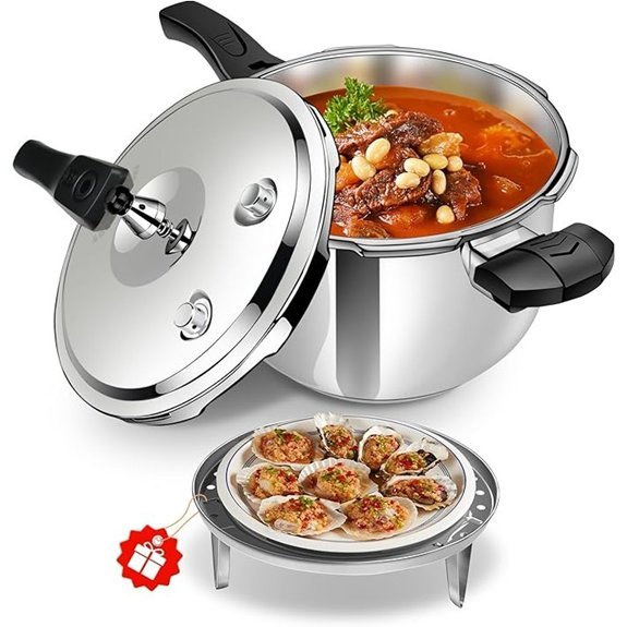 8-in-1 Stainless Steel Pressure Cooker (3 Quart)