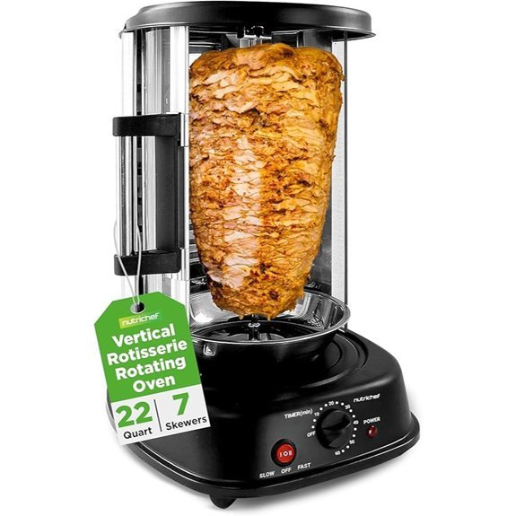NutriChef Vertical Rotating Shawarma Oven