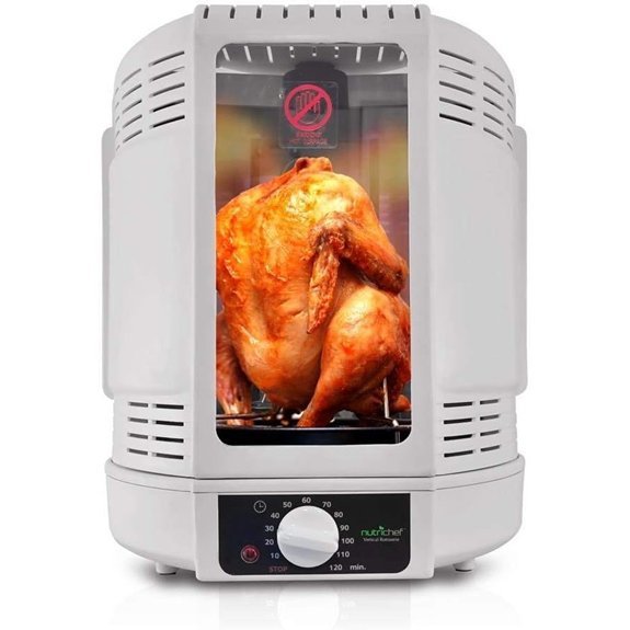NutriChef Vertical Rotisserie Oven Roaster (PKRT15)