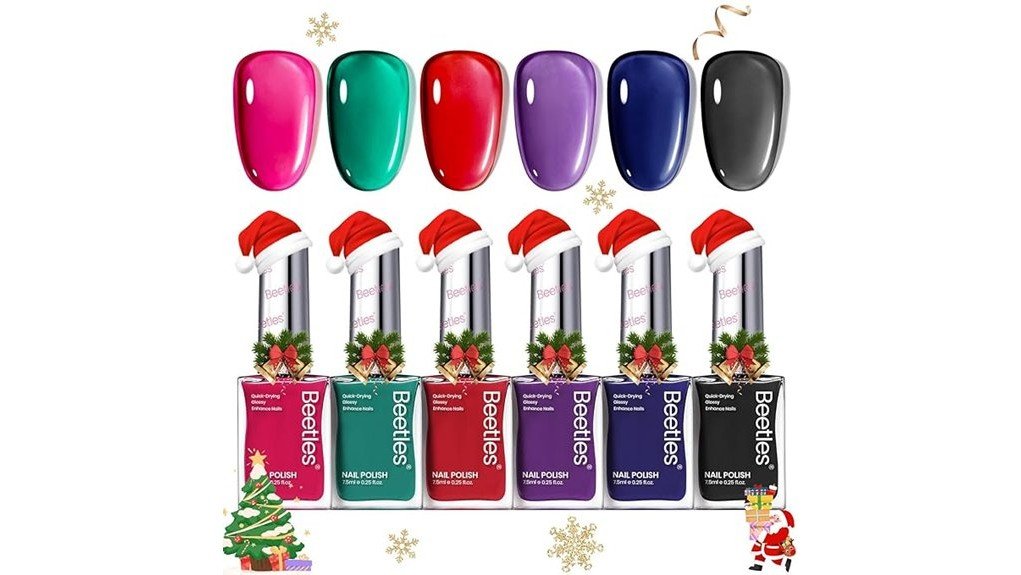 vibrant beetle nail polish