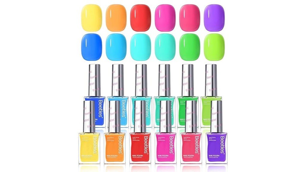 vibrant beetles nail polish