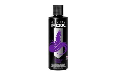 vibrant purple hair dye