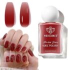 vibrant red nail polish