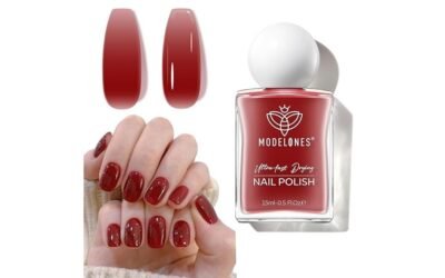 vibrant red nail polish