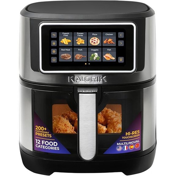 Kalorik VIVID TOUCH Air Fryer 5 Quart Capacity