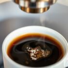 white flakes in coffee