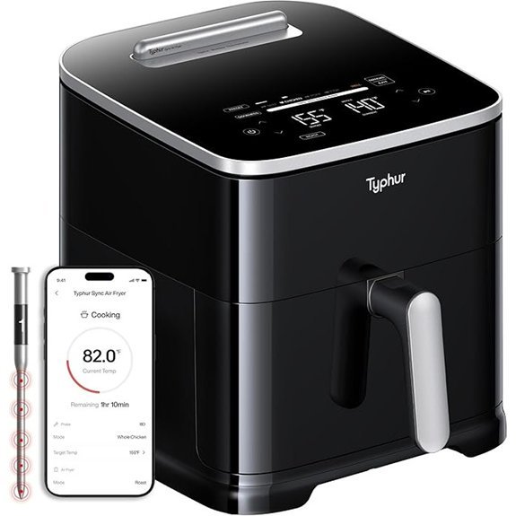 Typhur 8QT Sync Air Fryer with Wireless Thermometer