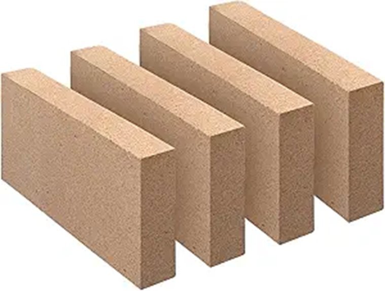 Fire Bricks 4-Pack for Woodstoves and Ovens