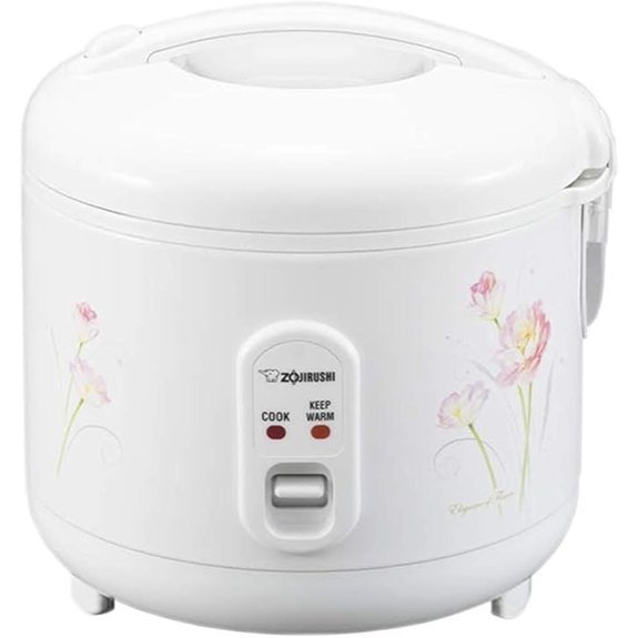 Zojirushi NS-RPC10FJ Rice Cooker and Warmer 1.0-Liter Tulip
