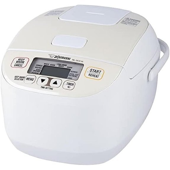 Zojirushi NL-DCC10CP Micom Rice Cooker & Warmer 5.5 Cups Pearl Beige